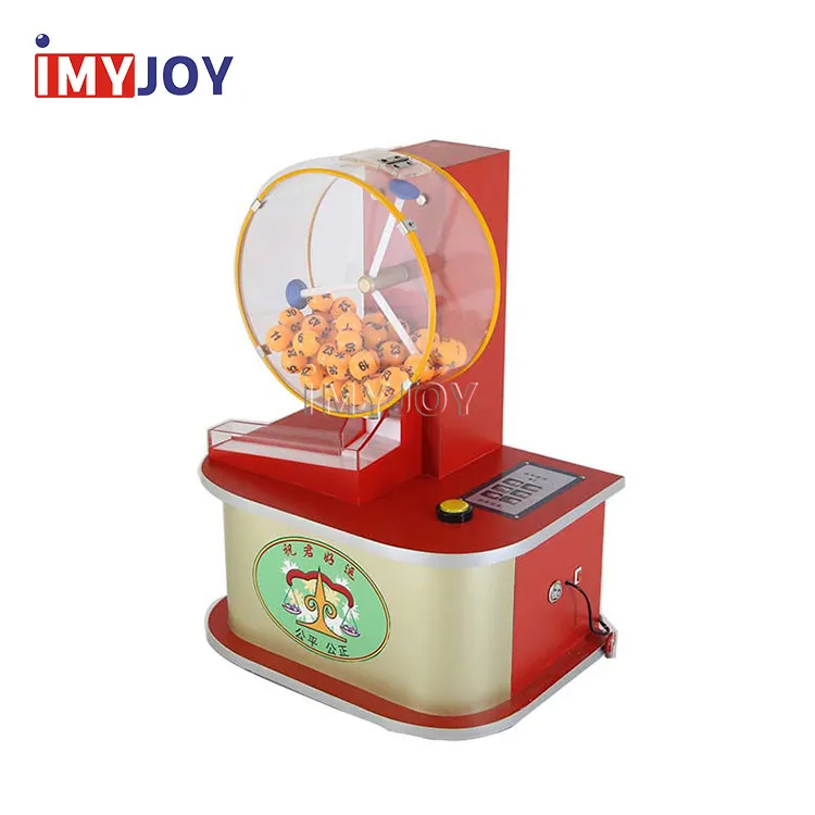 Highly-visible mini automatic bidding gravity-pick bingo lottery machine